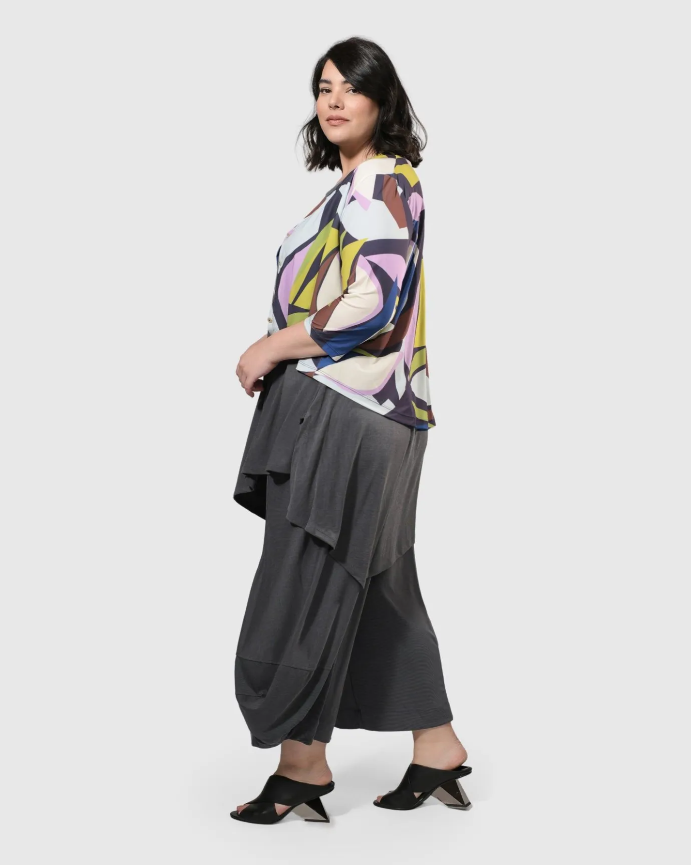 Women Alembika Tops & Tunics<Essential Joy Sleeveless Tunic Top, Grey