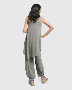 Women Alembika Plus<Essential Joy Sleeveless Tunic Top, Fog
