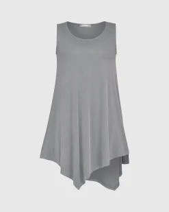 Women Alembika Plus<Essential Joy Sleeveless Tunic Top, Fog