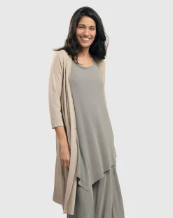 Women Alembika Tops & Tunics<Essential Joy Sleeveless Tunic Top, Fog