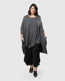 Women Alembika Plus<Essential Joy Sleeveless Tunic Top, Grey
