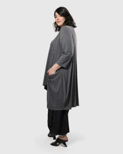 Women Alembika Plus<Essential Joy Sleeveless Tunic Top, Grey