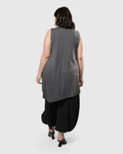 Women Alembika Plus<Essential Joy Sleeveless Tunic Top, Grey