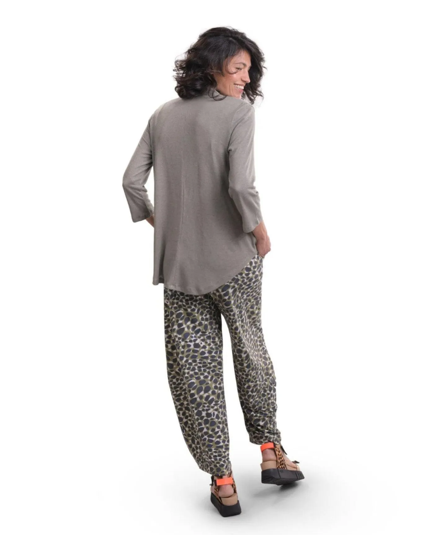 Women Alembika Tops & Tunics<Essential Linen V-Neck Top, Sage
