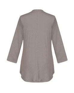 Women Alembika Plus<Essential Linen V-Neck Top, Sage