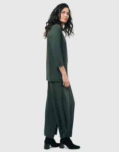 Women Alembika Tops & Tunics<Essential Mockneck Top, Green