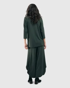 Women Alembika Tops & Tunics<Essential Mockneck Top, Green