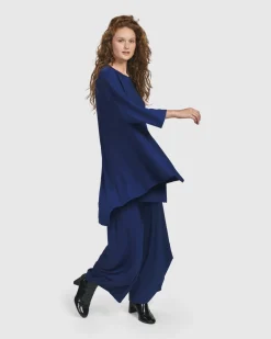 Women Alembika Tops & Tunics<Essential Oversized Trapeze Top, Royal Blue