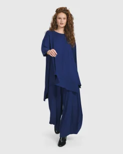Women Alembika Tops & Tunics<Essential Oversized Trapeze Top, Royal Blue