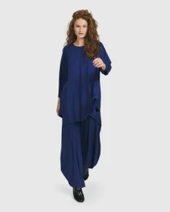 Women Alembika Tops & Tunics<Essential Oversized Trapeze Top, Royal Blue