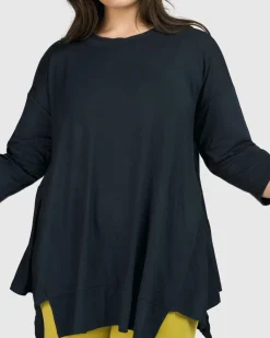 Women Alembika Tops & Tunics<Essential Oversized Trapeze Top, Ocean