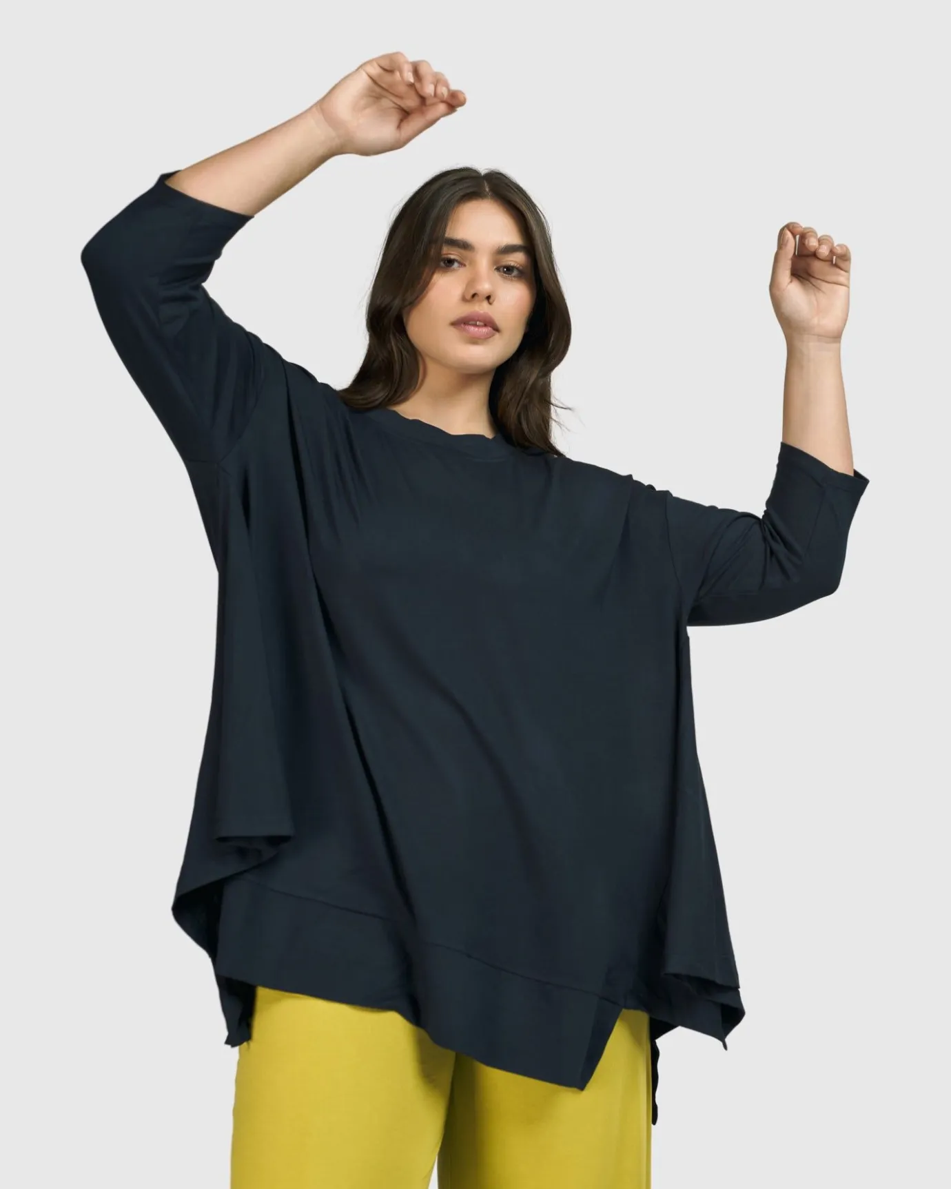 Women Alembika Tops & Tunics<Essential Oversized Trapeze Top, Ocean