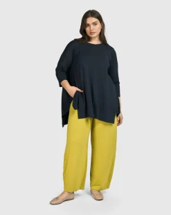Women Alembika Tops & Tunics<Essential Oversized Trapeze Top, Ocean