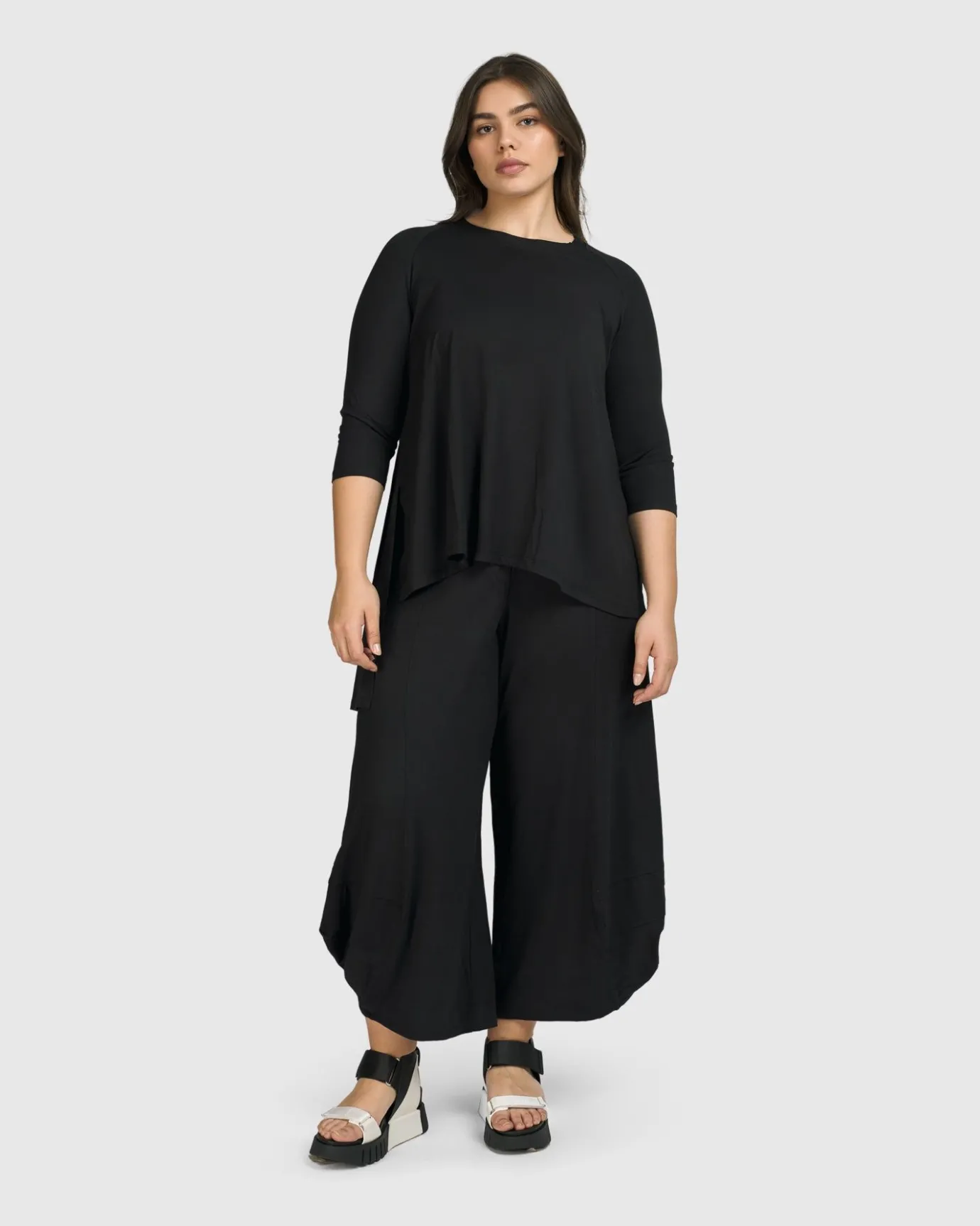 Women Alembika Pants & Skirts<Essential Punto Pants, Black