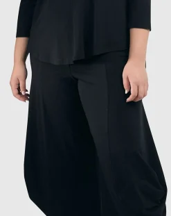 Women Alembika Pants & Skirts<Essential Punto Pants, Black