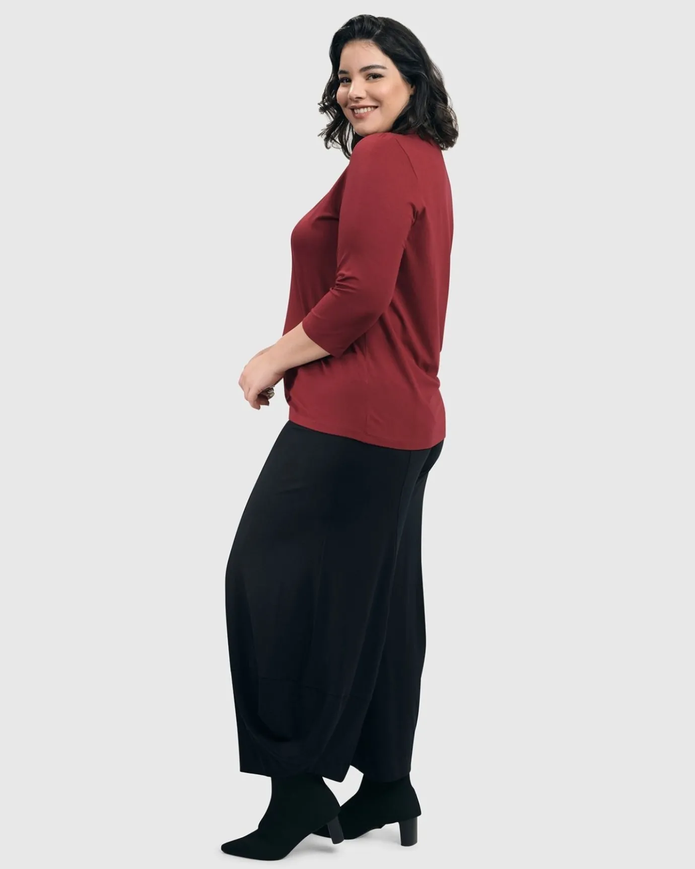 Women Alembika Pants & Skirts<Essential Punto Pants, Black