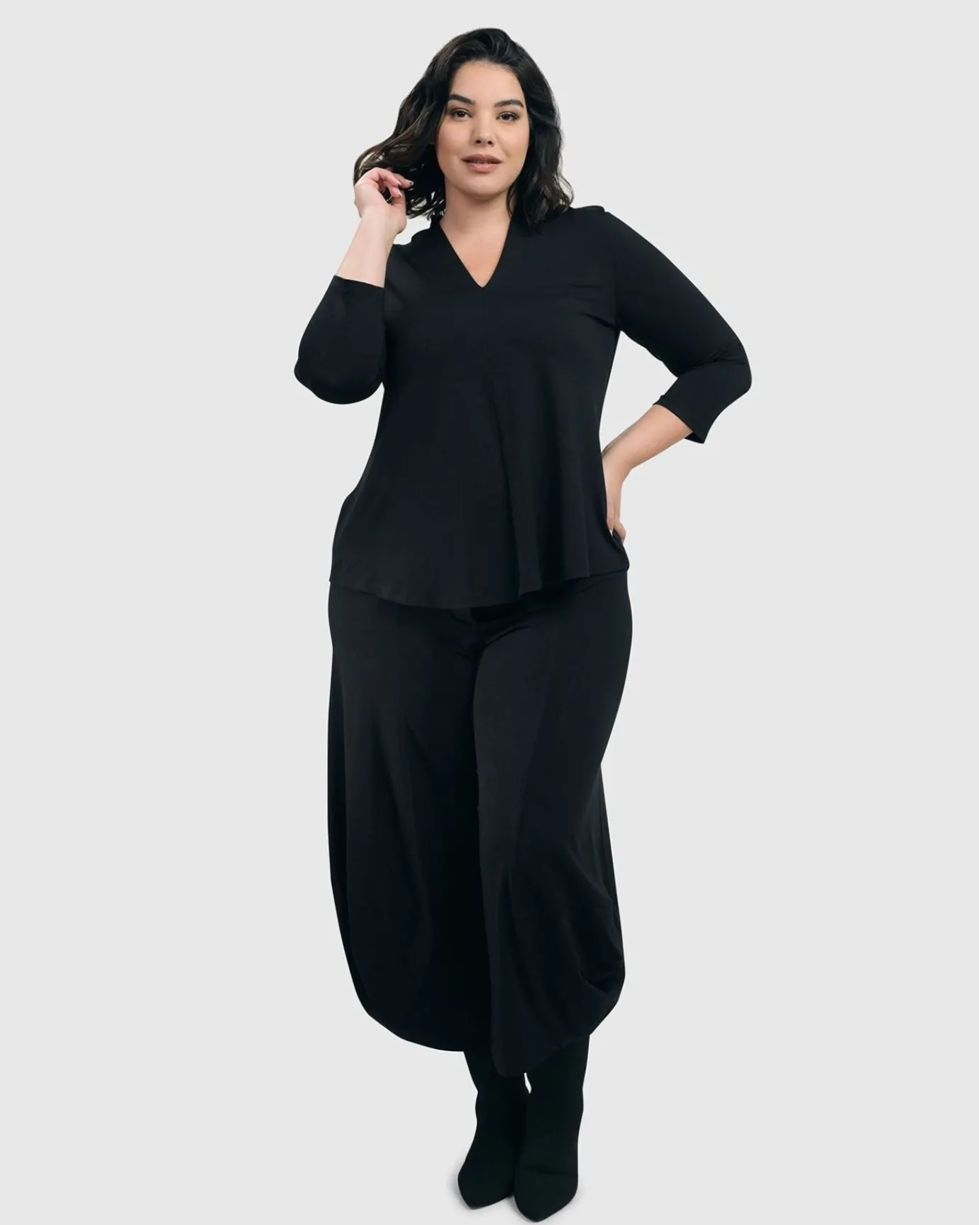 Women Alembika Pants & Skirts<Essential Punto Pants, Black