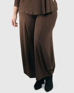 Women Alembika Pants & Skirts<Essential Punto Pants, Coffee