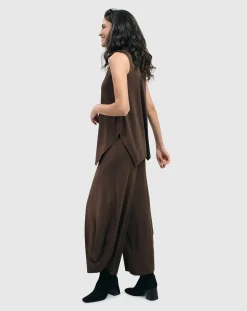 Women Alembika Pants & Skirts<Essential Punto Pants, Coffee