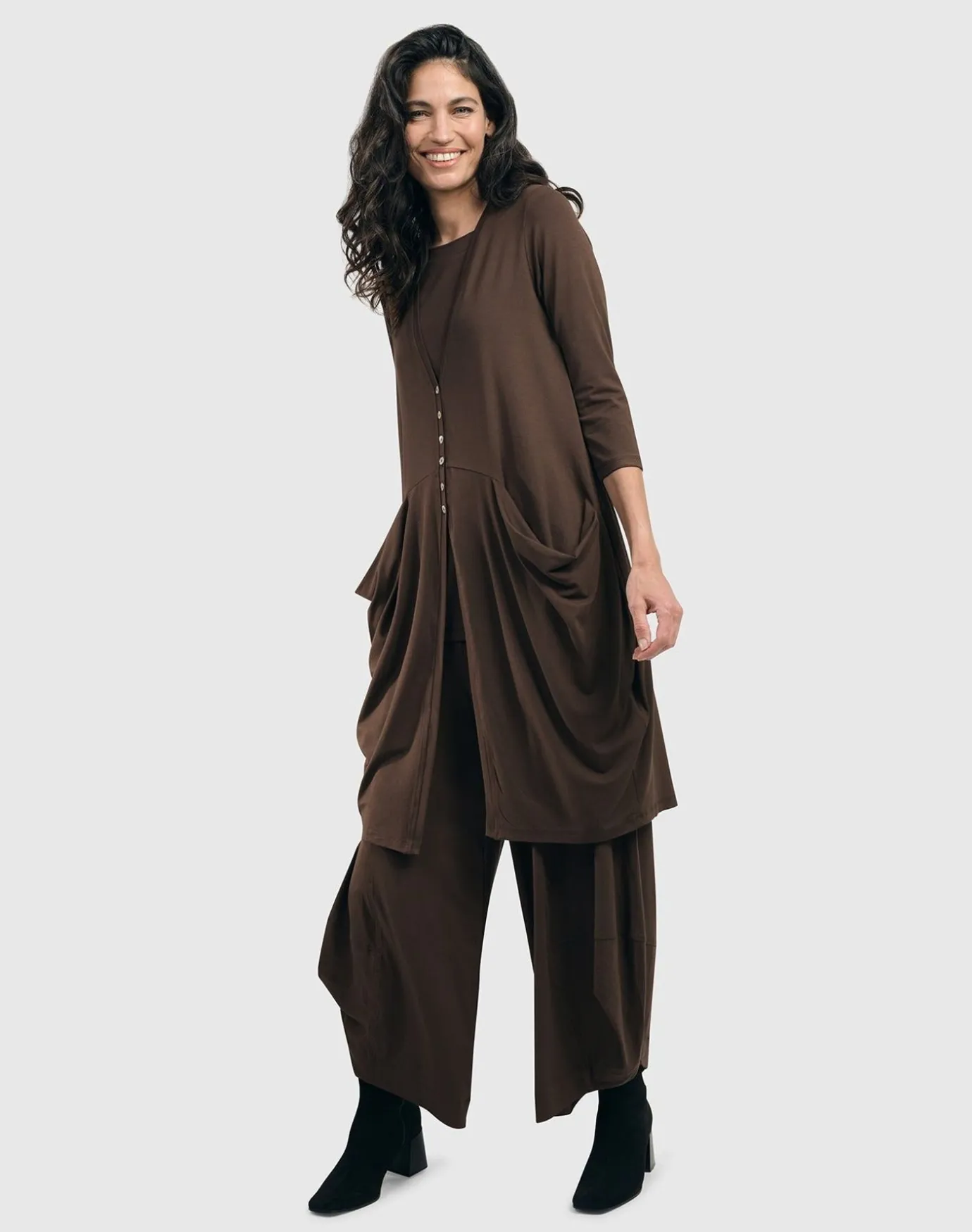 Women Alembika Pants & Skirts<Essential Punto Pants, Coffee