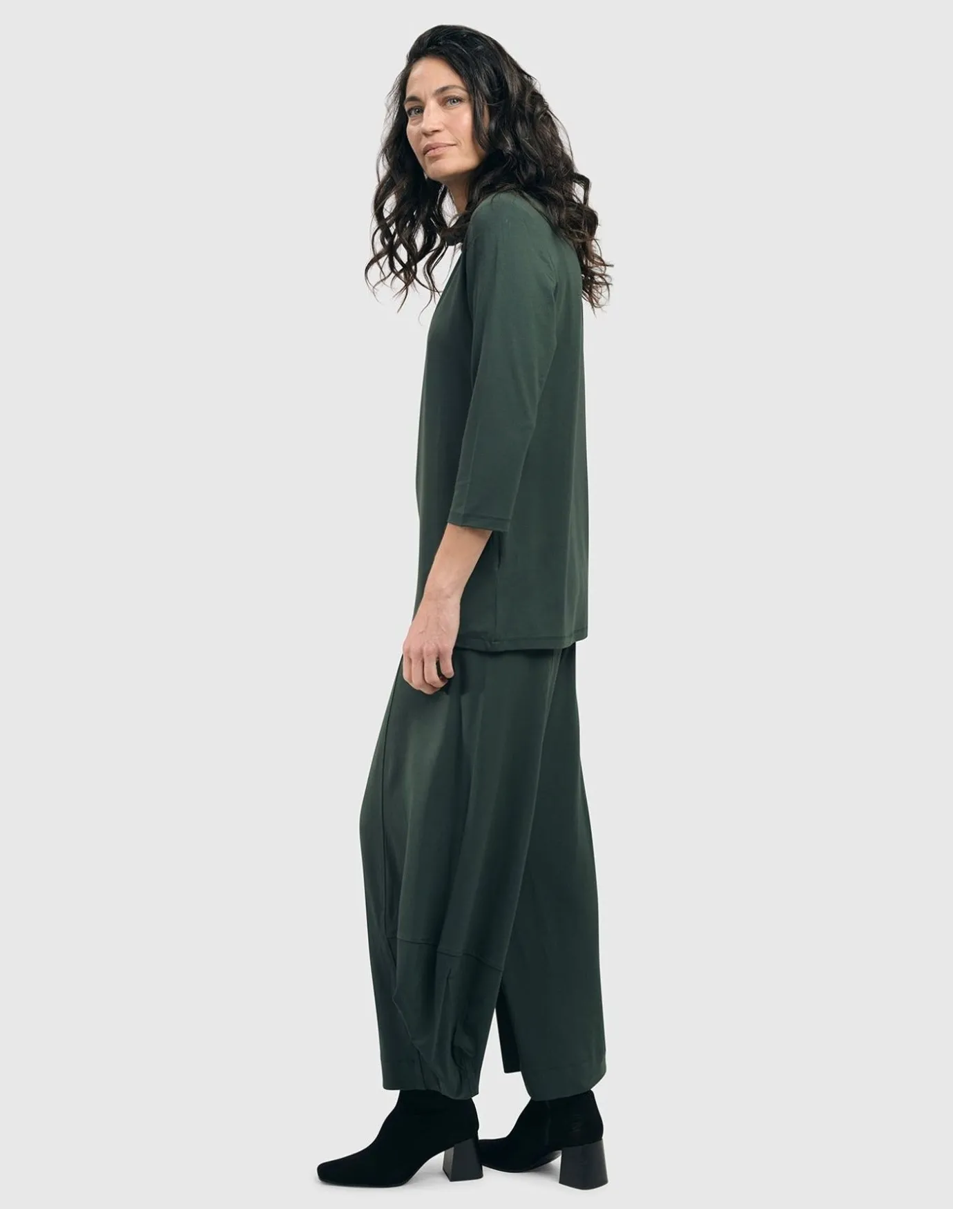 Women Alembika Plus<Essential Punto Pants, Green