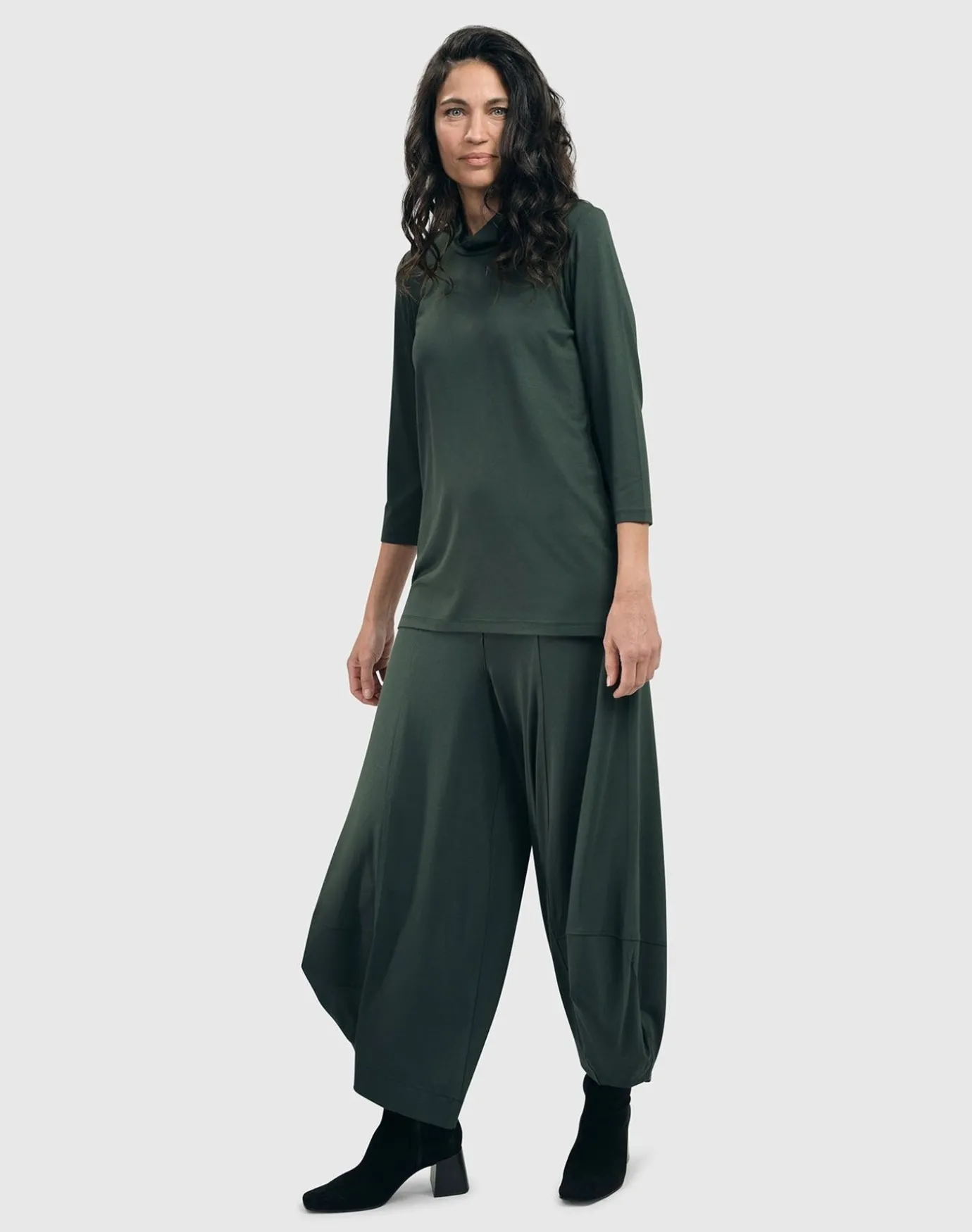 Women Alembika Plus<Essential Punto Pants, Green