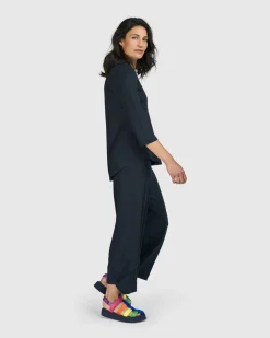 Women Alembika Pants & Skirts<Essential Punto Pants, Ocean