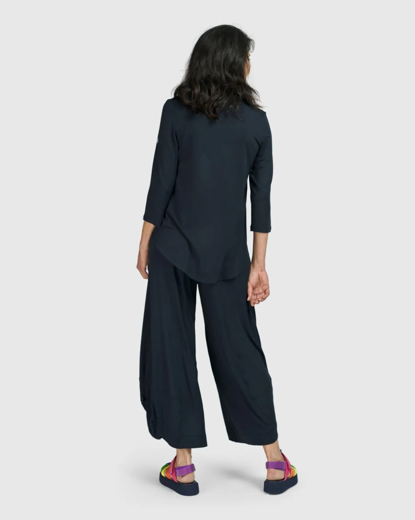 Women Alembika Plus<Essential Punto Pants, Ocean