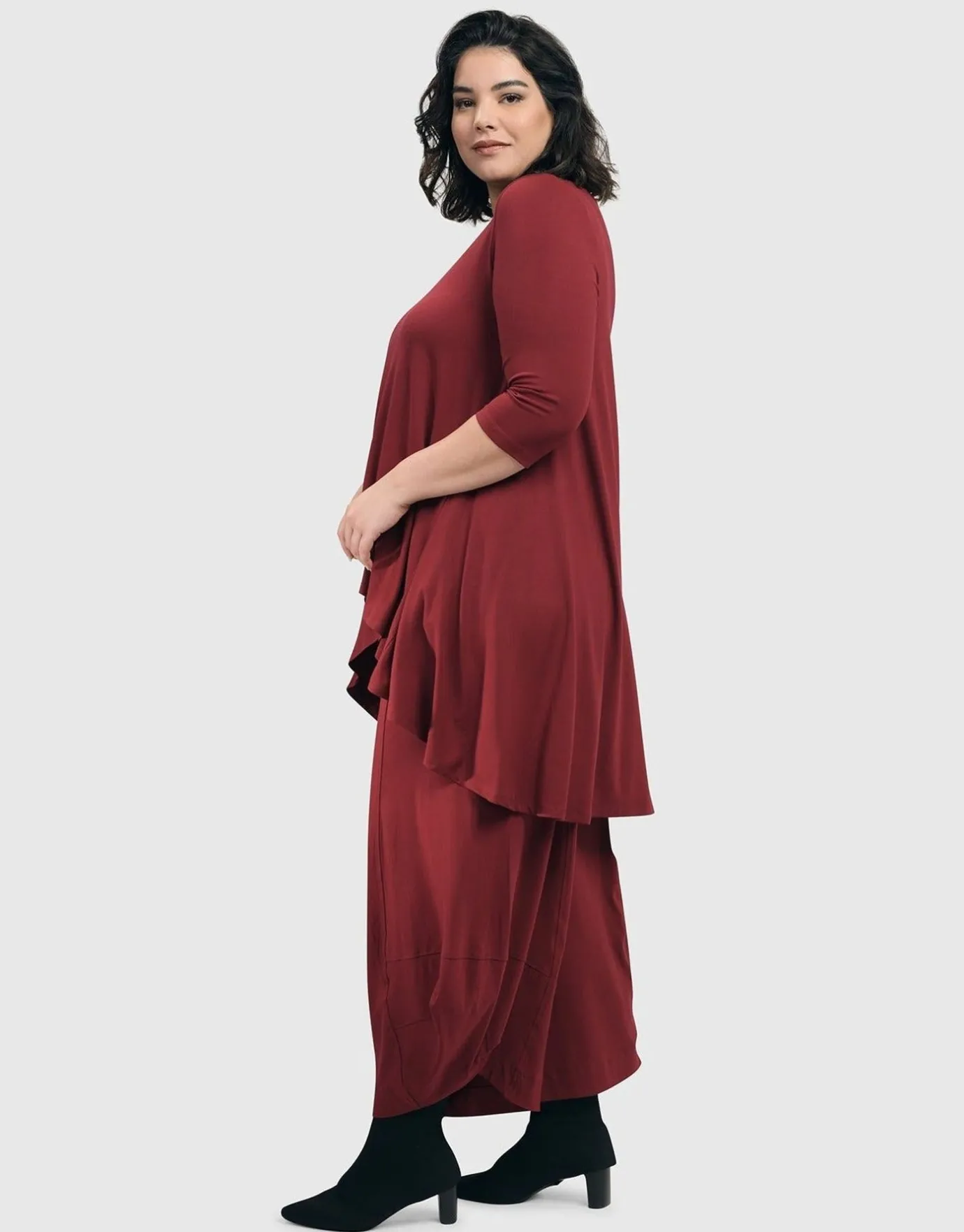 Women Alembika Plus<Essential Punto Pants, Plum