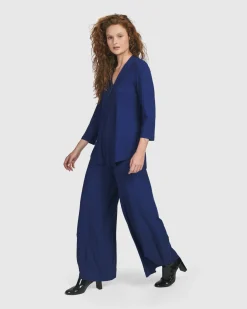 Women Alembika Pants & Skirts<Essential Punto Pants, Royal Blue