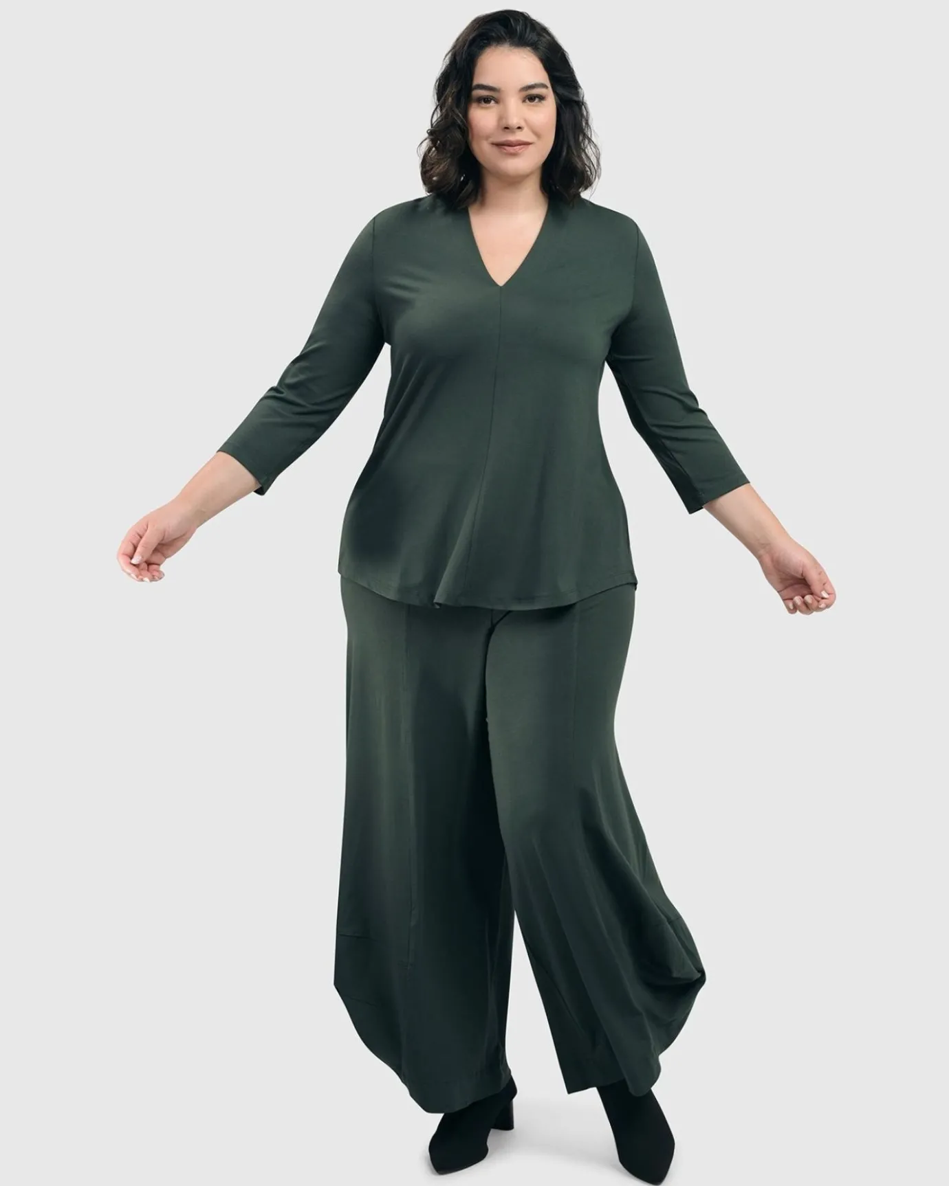 Women Alembika Pants & Skirts<Essential Punto Pants, Tall, Green