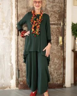 Women Alembika Pants & Skirts<Essential Punto Pants, Tall, Green