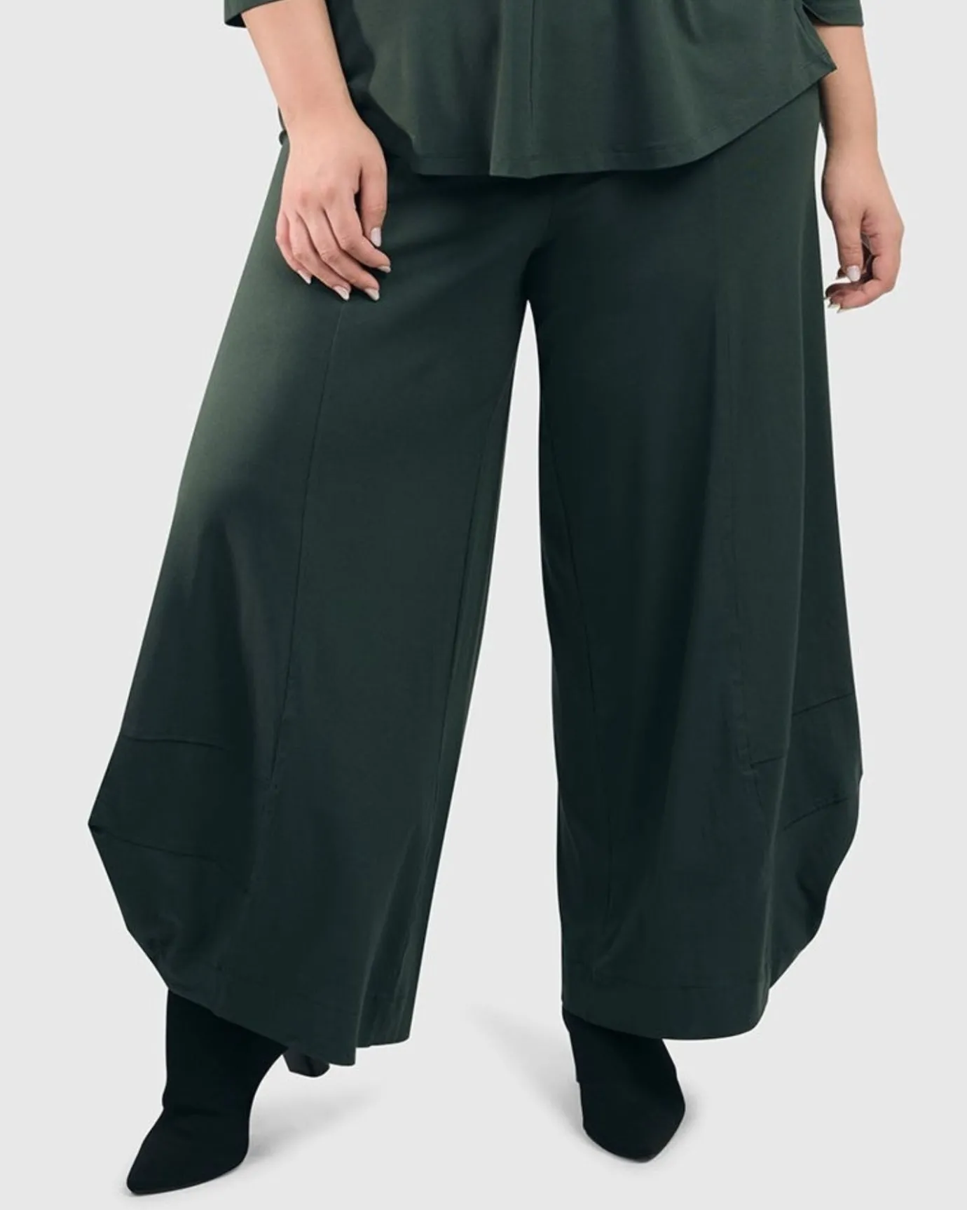 Women Alembika Plus<Essential Punto Pants, Tall, Green