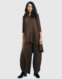 Women Alembika Pants & Skirts<Essential Punto Pants, Tall, Coffee
