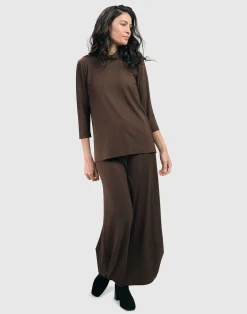 Women Alembika Pants & Skirts<Essential Punto Pants, Tall, Coffee