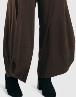 Women Alembika Pants & Skirts<Essential Punto Pants, Tall, Coffee