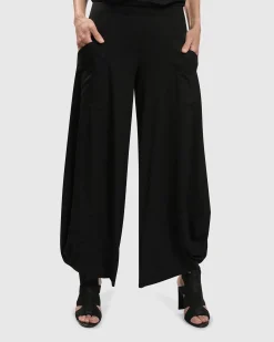 Women Alembika Plus<Essential Punto Pockets Pants, Black