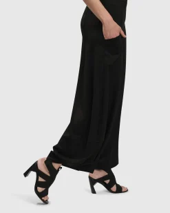 Women Alembika Plus<Essential Punto Pockets Pants, Black