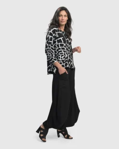 Women Alembika Plus<Essential Punto Pockets Pants, Black