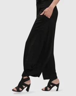 Women Alembika Plus<Essential Punto Pockets Pants, Black