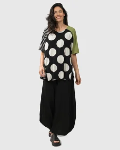 Women Alembika Pants & Skirts<Essential Punto Pockets Pants, Black