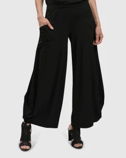 Women Alembika Pants & Skirts<Essential Punto Pockets Pants, Black