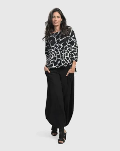 Women Alembika Pants & Skirts<Essential Punto Pockets Pants, Black