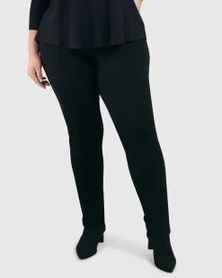 Women Alembika Pants & Skirts<Essential Slim Pants, Black