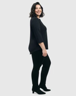 Women Alembika Pants & Skirts<Essential Slim Pants, Black