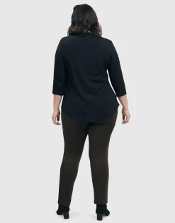 Women Alembika Plus<Essential Slim Pants, Woods