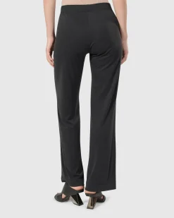 Women Alembika Plus<Essential Straight Leg Pants, Charcoal