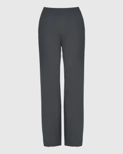 Women Alembika Plus<Essential Straight Leg Pants, Charcoal