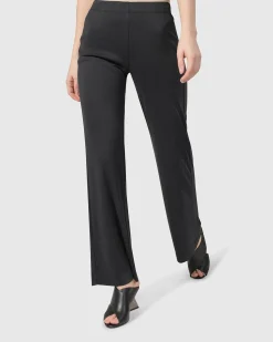 Women Alembika Pants & Skirts<Essential Straight Leg Pants, Charcoal