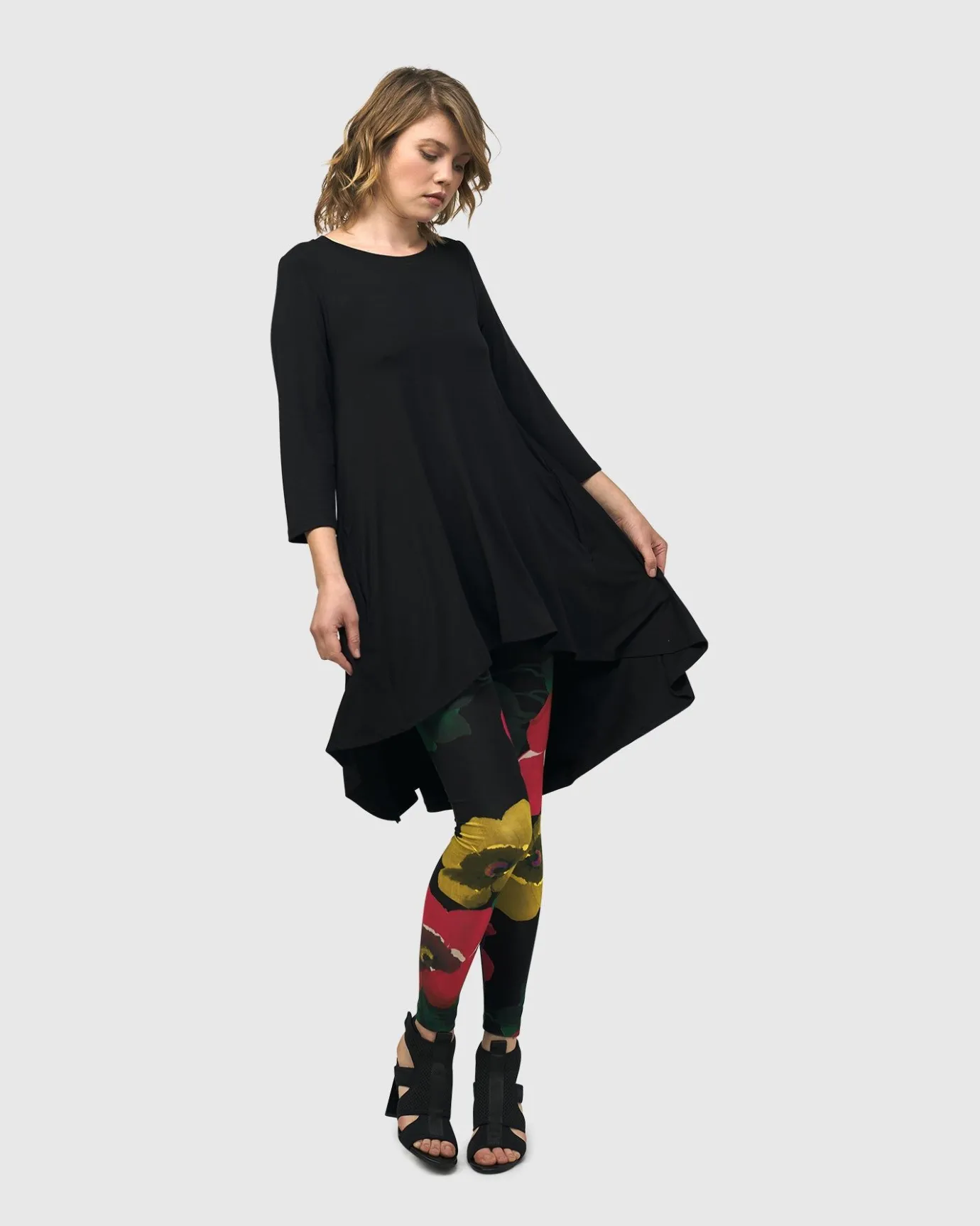 Women Alembika Tops & Tunics<Essential Swing Tunic Top, Black